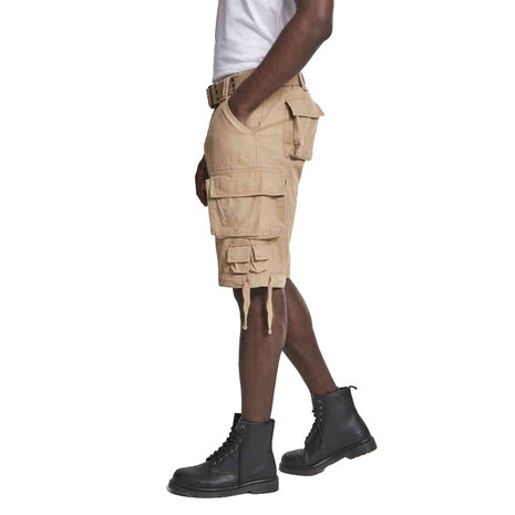 Brandit Vintage Savage Beige Shorts Heren Brandit Vintage Savage Beige Shorts Heren