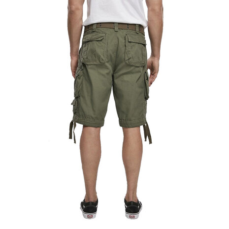 Brandit Vintage Savage Olive Shorts Heren Brandit Vintage Savage Olive Shorts Heren