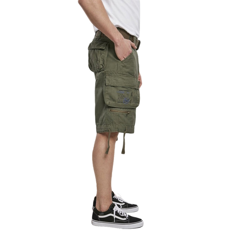 Brandit Vintage Savage Olive Shorts Heren Brandit Vintage Savage Olive Shorts Heren