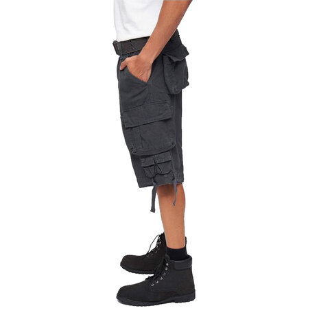 Brandit Vintage Savage Antraciet Shorts Heren Brandit Vintage Savage Antraciet Shorts Heren