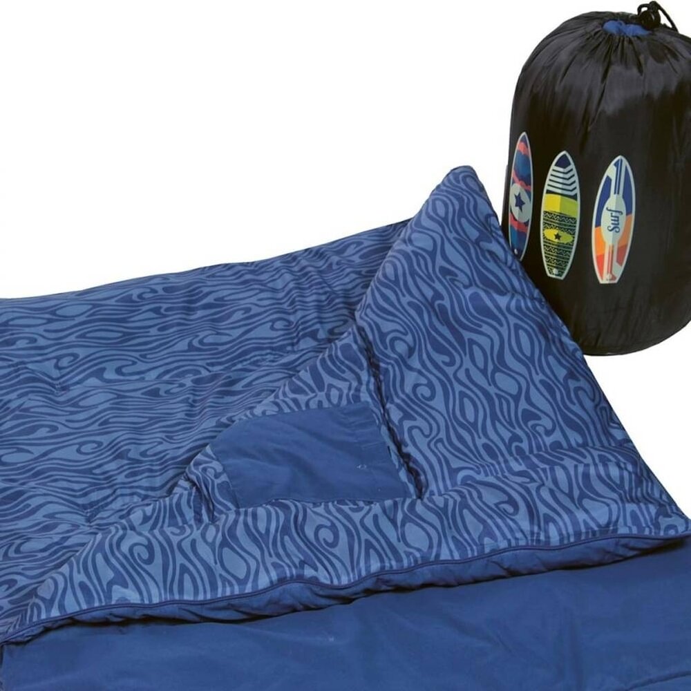 Polydaun Beach House Surfboard Junior 70x160 cm Blauw Slaapzak