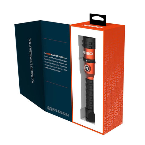 Nebo Master Series FL3000 Oplaadbare Zaklamp Nebo Master Series FL3000 Oplaadbare Zaklamp