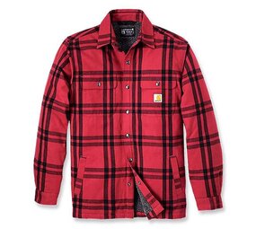 Carhartt Flannel Sherpa Lined Crabapple Shirtjack Heren