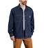 Denim Fleece Snap-Front Glacier Shirtjack Heren Denim Fleece Snap-Front Glacier Shirtjack Heren