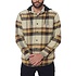 RF Flannel Fleece Hooded Dark Brown Shirtjack Heren RF Flannel Fleece Hooded Dark Brown Shirtjack Heren