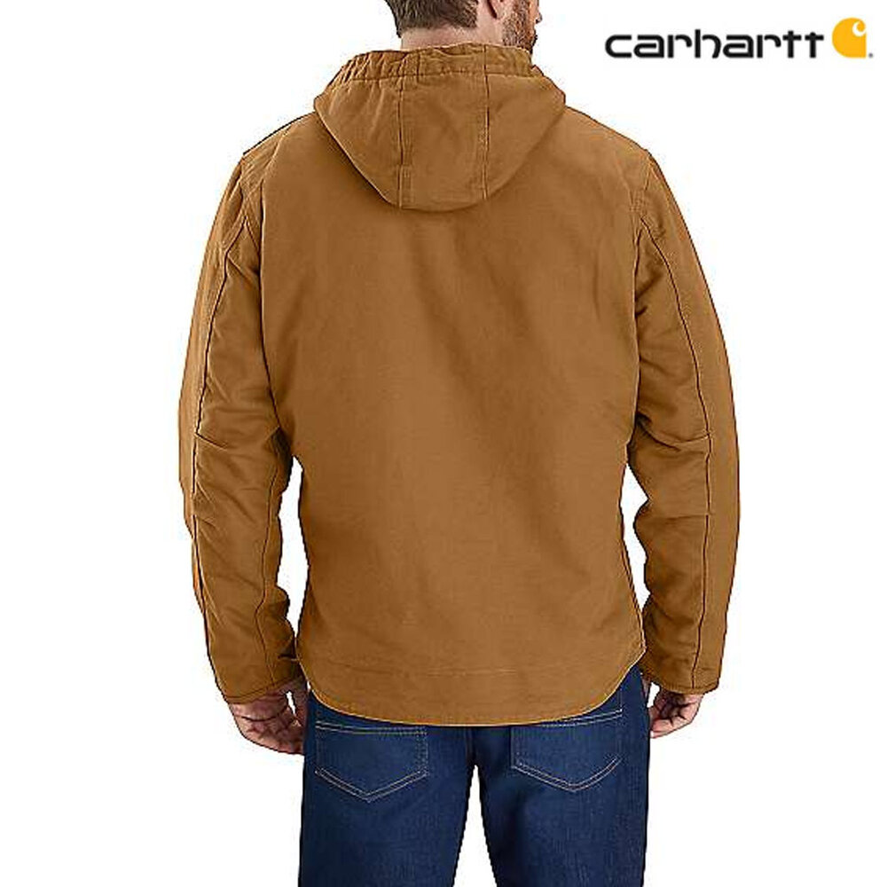 Carhartt Washed Duck Sherpa Lined Bruin Jacket Heren Carhartt Washed Duck Sherpa Lined Bruin Jacket Heren
