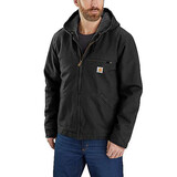 Carhartt Washed Duck Sherpa Lined Zwart Jacket Heren