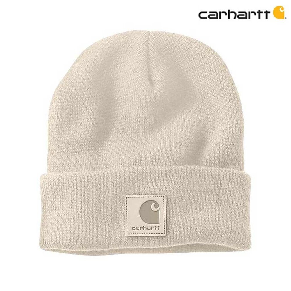 Carhartt Black Label Watch Hat Oat Milk Muts Carhartt Black Label Watch Hat Oat Milk Muts