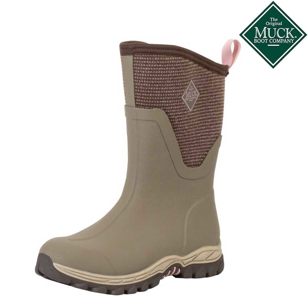 Muck Boot Arctic Sport II Mid Taupe Chocolate Winterlaarzen Dames