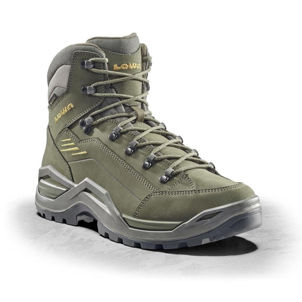 Lowa Renegade Evo GTX Mid Olive Mustard Wandelschoenen Heren Lowa Renegade Evo GTX Mid Olive Mustard Wandelschoenen Heren
