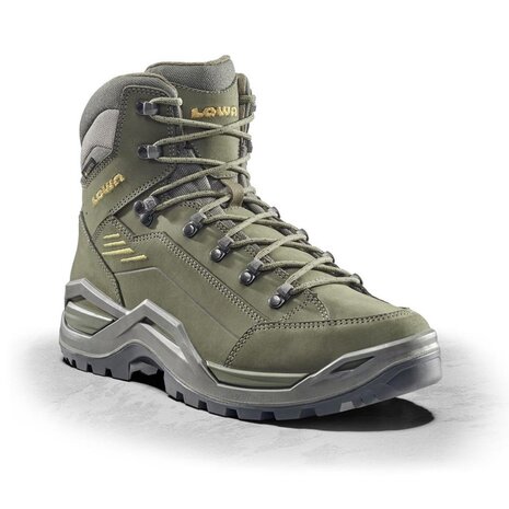 Lowa Renegade Evo GTX Mid Olive Mustard Wandelschoenen Heren Lowa Renegade Evo GTX Mid Olive Mustard Wandelschoenen Heren
