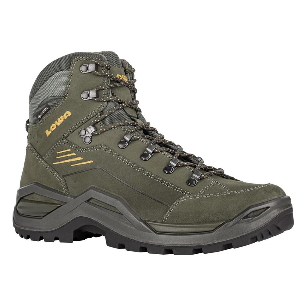 Lowa Renegade Evo GTX Mid Olive Mustard Wandelschoenen Heren Lowa Renegade Evo GTX Mid Olive Mustard Wandelschoenen Heren