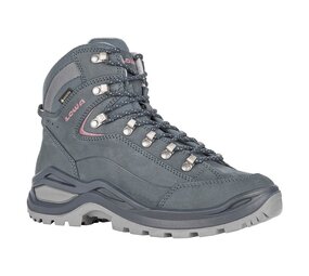 Lowa Renegade Evo GTX Mid Steelblue Oldrose Wandelschoenen Dames Lowa Renegade Evo GTX Mid Steelblue Oldrose Wandelschoenen Dames