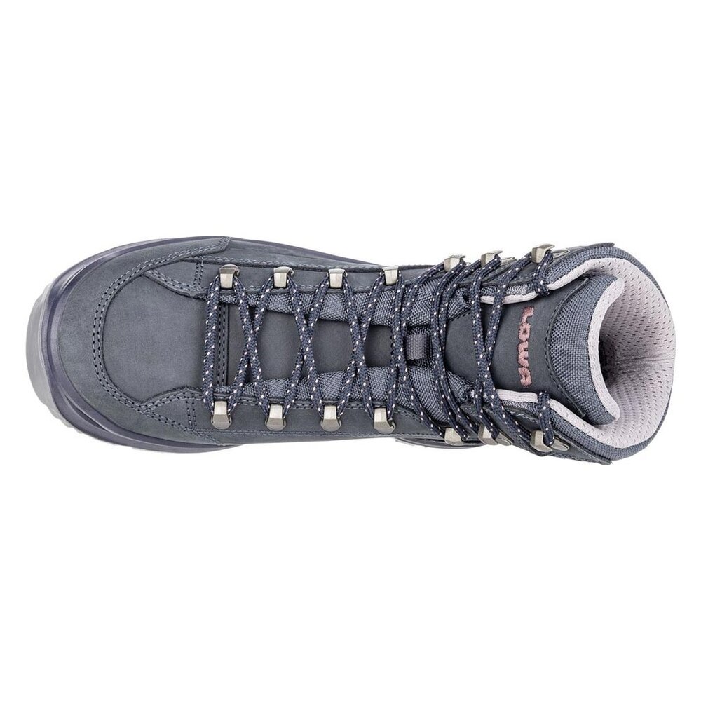 Lowa Renegade Evo GTX Mid Steelblue Oldrose Wandelschoenen Dames Lowa Renegade Evo GTX Mid Steelblue Oldrose Wandelschoenen Dames