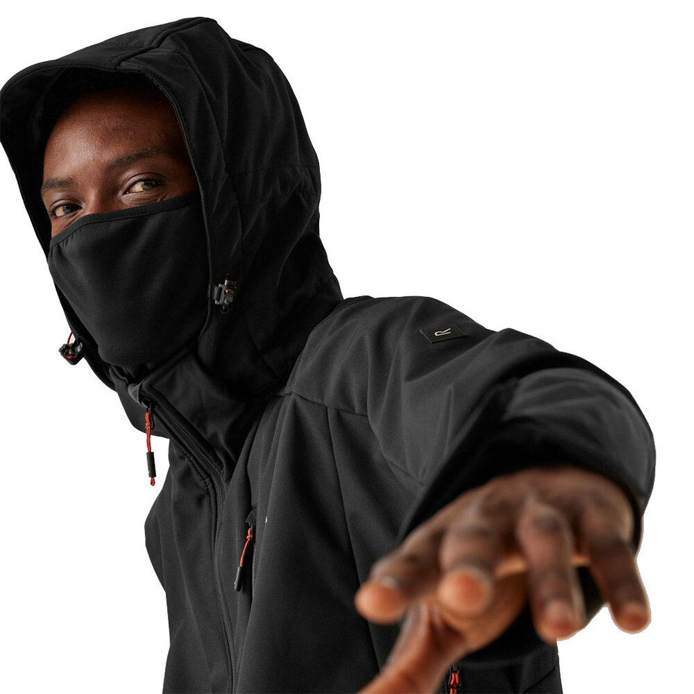 Regatta Hewitts X Black Red Ochre Winterjas Heren Regatta Hewitts X Black Red Ochre Winterjas Heren