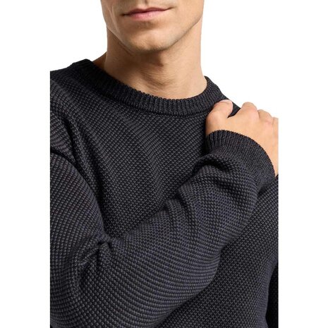 Ragwear Larrs Zwart Gebreide Trui Heren Ragwear Larrs Zwart Gebreide Trui Heren