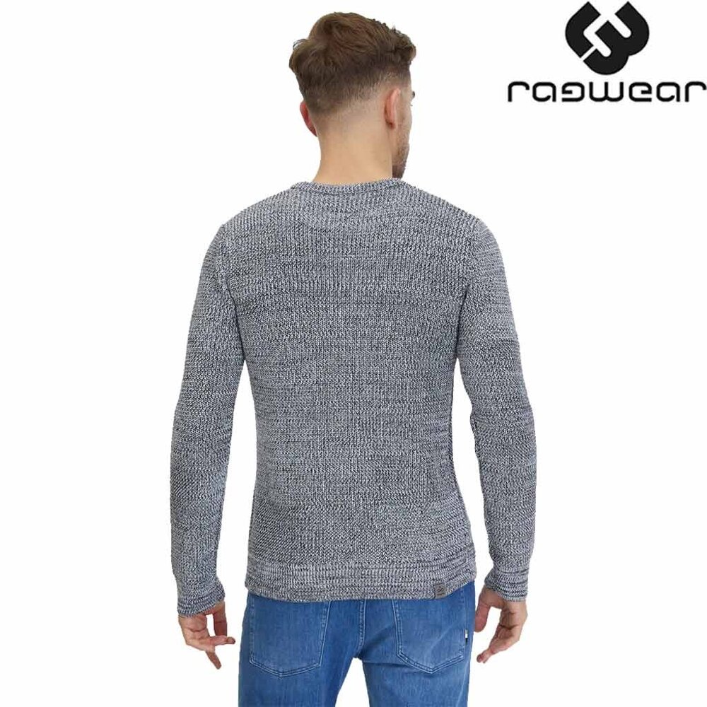 Ragwear Aralt Dark Grey Gebreide Trui Heren Ragwear Aralt Dark Grey Gebreide Trui Heren