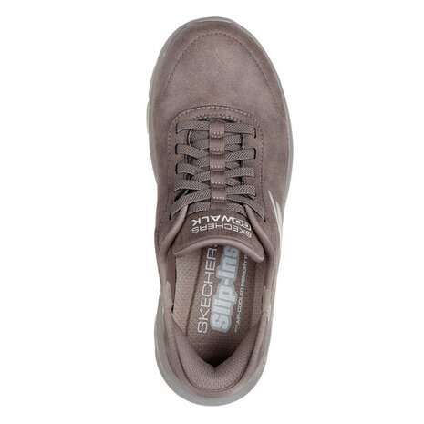 Skechers Slip Ins Go Walk Flex Mali Brown Wandelschoenen Dames Skechers Slip Ins Go Walk Flex Mali Brown Wandelschoenen Dames