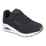 Skechers Uno Stand On Air Black White Wandelsneakers Heren Skechers Uno Stand On Air Black White Wandelsneakers Heren