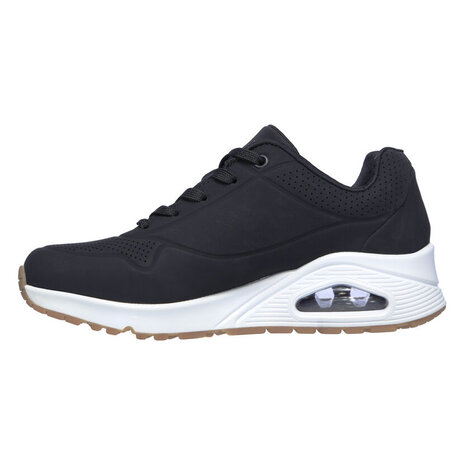 Skechers Uno Stand On Air Black White Wandelsneakers Heren Skechers Uno Stand On Air Black White Wandelsneakers Heren