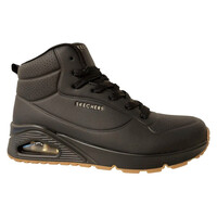 Skechers Uno Stand On Air High Black Wandelsneakers Dames