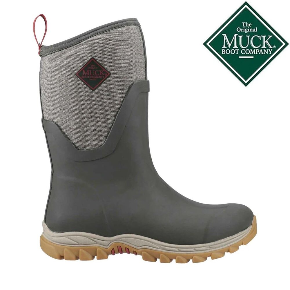 Muck Boot Arctic Sport II Mid Olive Tweed Laarzen Dames