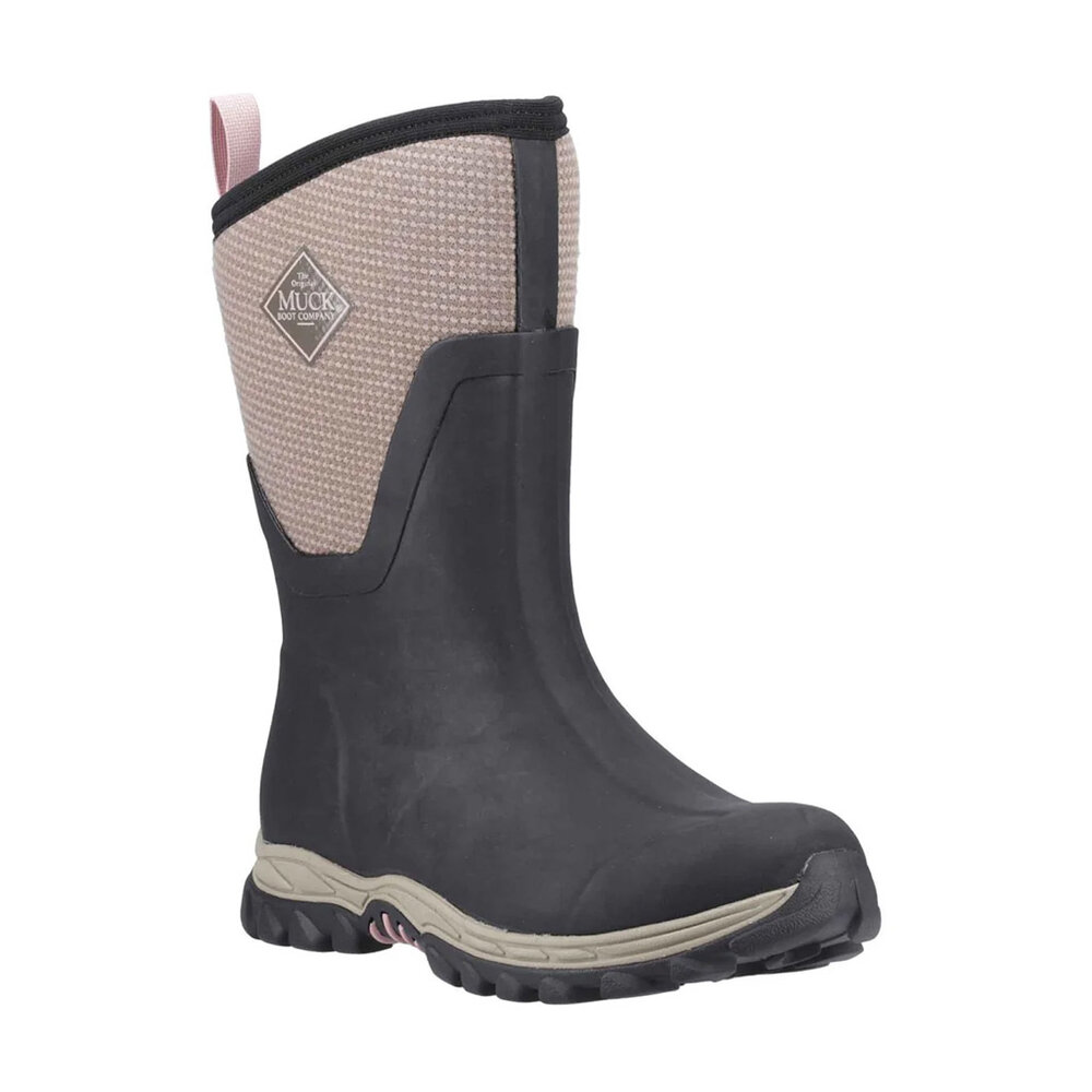 Muck Boot Arctic Sport II Mid Black Tweed Laarzen Dames Muck Boot Arctic Sport II Mid Black Tweed Laarzen Dames