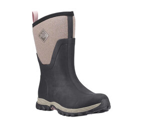 Muck Boot Arctic Sport II Mid Black Tweed Laarzen Dames Muck Boot Arctic Sport II Mid Black Tweed Laarzen Dames