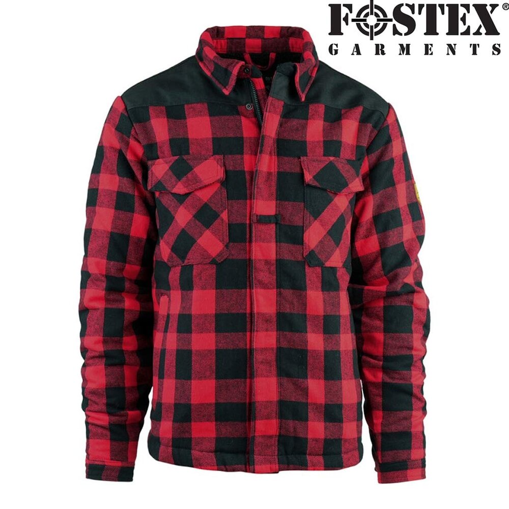 Fostex Lumberjack Sherpa Black Red Jas Heren Fostex Lumberjack Sherpa Black Red Jas Heren