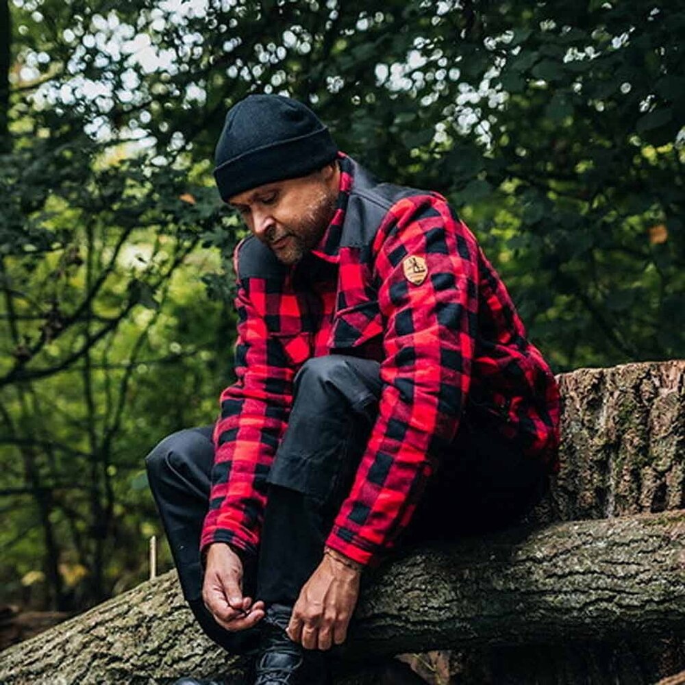 Fostex Lumberjack Sherpa Black Red Jas Heren Fostex Lumberjack Sherpa Black Red Jas Heren