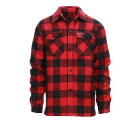 Longhorn Houthakkers Hemd Zwart Rood Lumberjack Heren