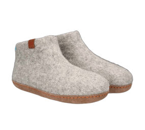 Tofvel Mula Marbled Light Grey Pantoffels