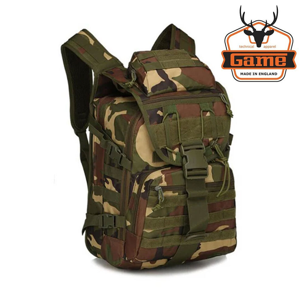 Game Molle 40L Tactical Woodland Rugzak