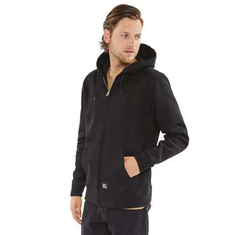 Vintage Industries Redstone Black Hooded Sweatshirt Heren