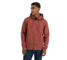 Vintage Industries Redstone Faded Red Hooded Sweatshirt Heren Vintage Industries Redstone Faded Red Hooded Sweatshirt Heren
