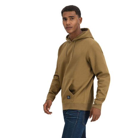 Vintage Industries Derby Taupe Hooded Sweatshirt Heren Vintage Industries Derby Taupe Hooded Sweatshirt Heren