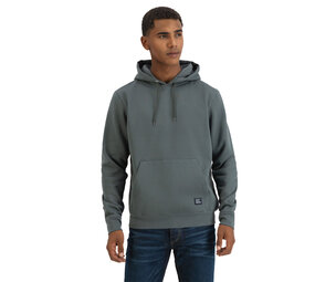 Vintage Industries Derby Mid Grey Hooded Sweatshirt Heren Vintage Industries Derby Mid Grey Hooded Sweatshirt Heren