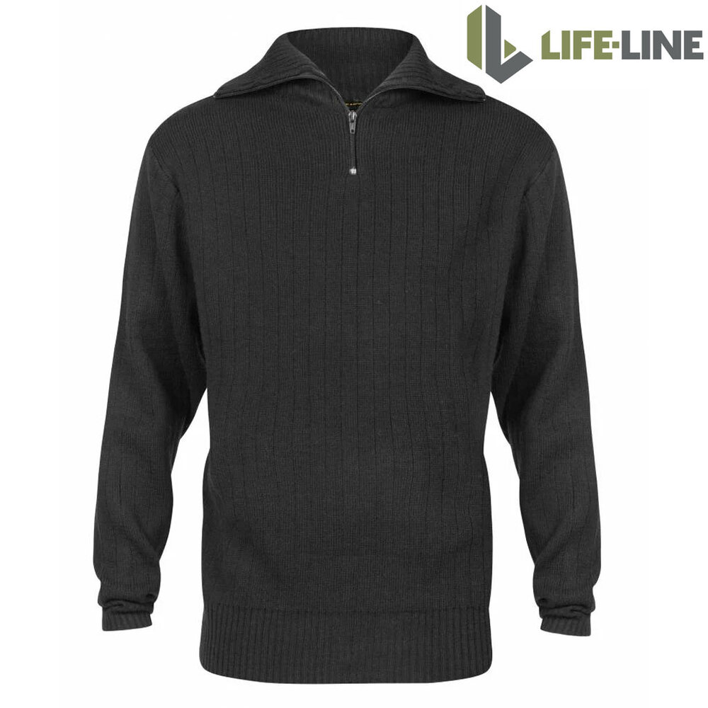Life Line Kotterstrui Black Schipperstrui Heren Life Line Kotterstrui Black Schipperstrui Heren