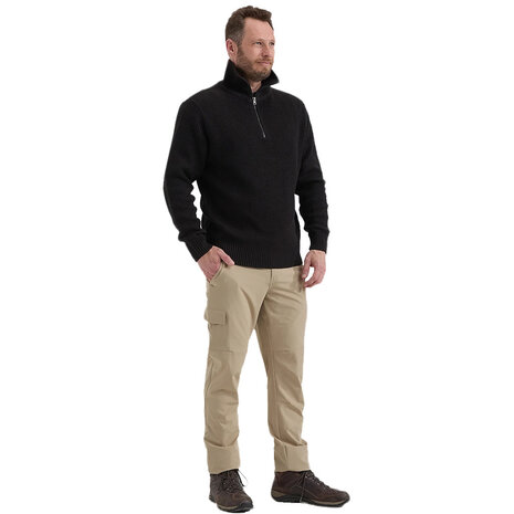 Life Line Steven Half Zip Black Schipperstrui Heren Life Line Steven Half Zip Black Schipperstrui Heren