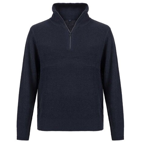 Life Line Steven Half Zip Navy Schipperstrui Heren Life Line Steven Half Zip Navy Schipperstrui Heren