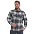 Pico Black Check Lined Flannel Shirt Heren Pico Black Check Lined Flannel Shirt Heren