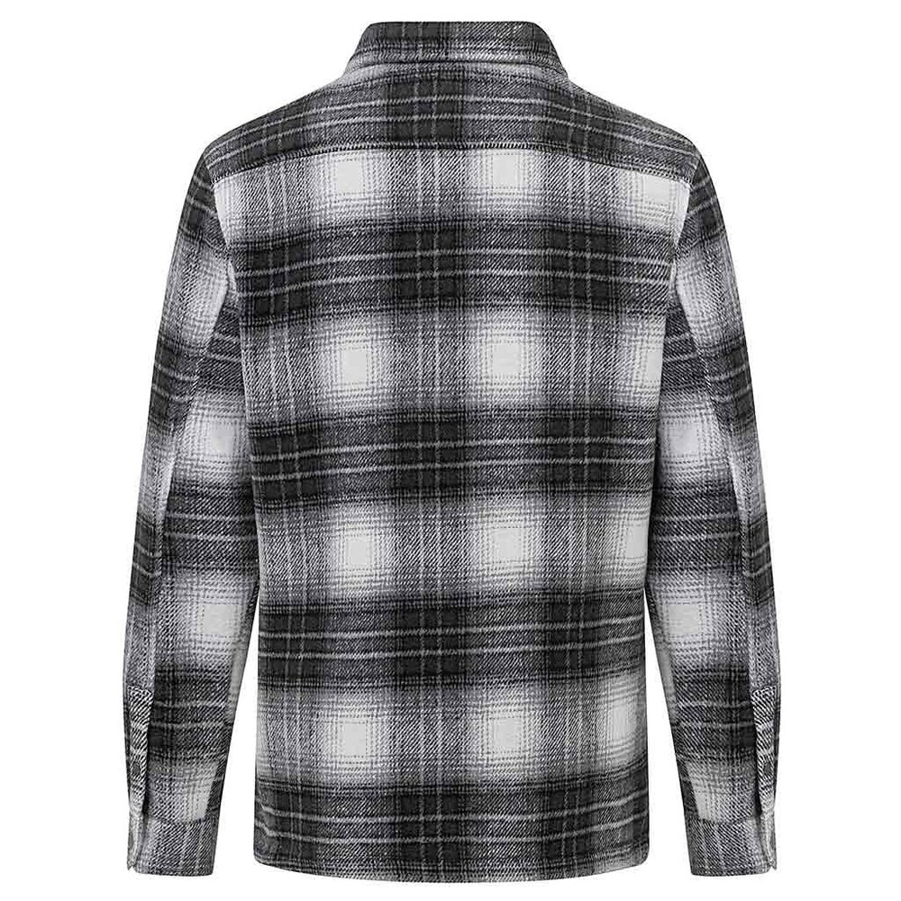 Life Line Pico Black Check Lined Flannel Shirt Heren Life Line Pico Black Check Lined Flannel Shirt Heren