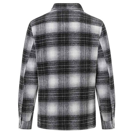 Life Line Pico Black Check Lined Flannel Shirt Heren Life Line Pico Black Check Lined Flannel Shirt Heren