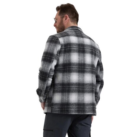 Life Line Pico Black Check Lined Flannel Shirt Heren Life Line Pico Black Check Lined Flannel Shirt Heren