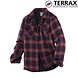 Thermo Plaid Donkerblauw/Rood Overhemd Heren Thermo Plaid Donkerblauw/Rood Overhemd Heren