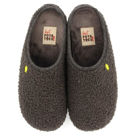 Hot Potatoes Antwerp Grey Pantoffels Hot Potatoes Antwerp Grey Pantoffels