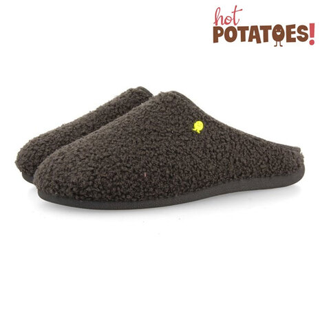 Hot Potatoes Antwerp Grey Pantoffels Hot Potatoes Antwerp Grey Pantoffels