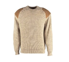 Swaledale Wollen Trui Beige Heren