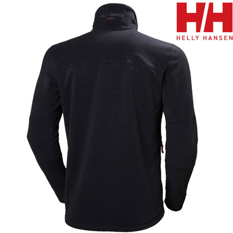 Helly Hansen Kensington Zwart Fleece Jack Heren Helly Hansen Kensington Zwart Fleece Jack Heren