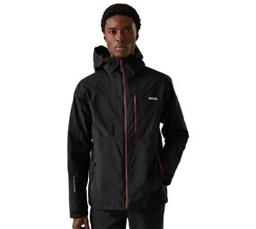 Regatta Wentwood IX Black Red Ochre Winterjas Heren Regatta Wentwood IX Black Red Ochre Winterjas Heren